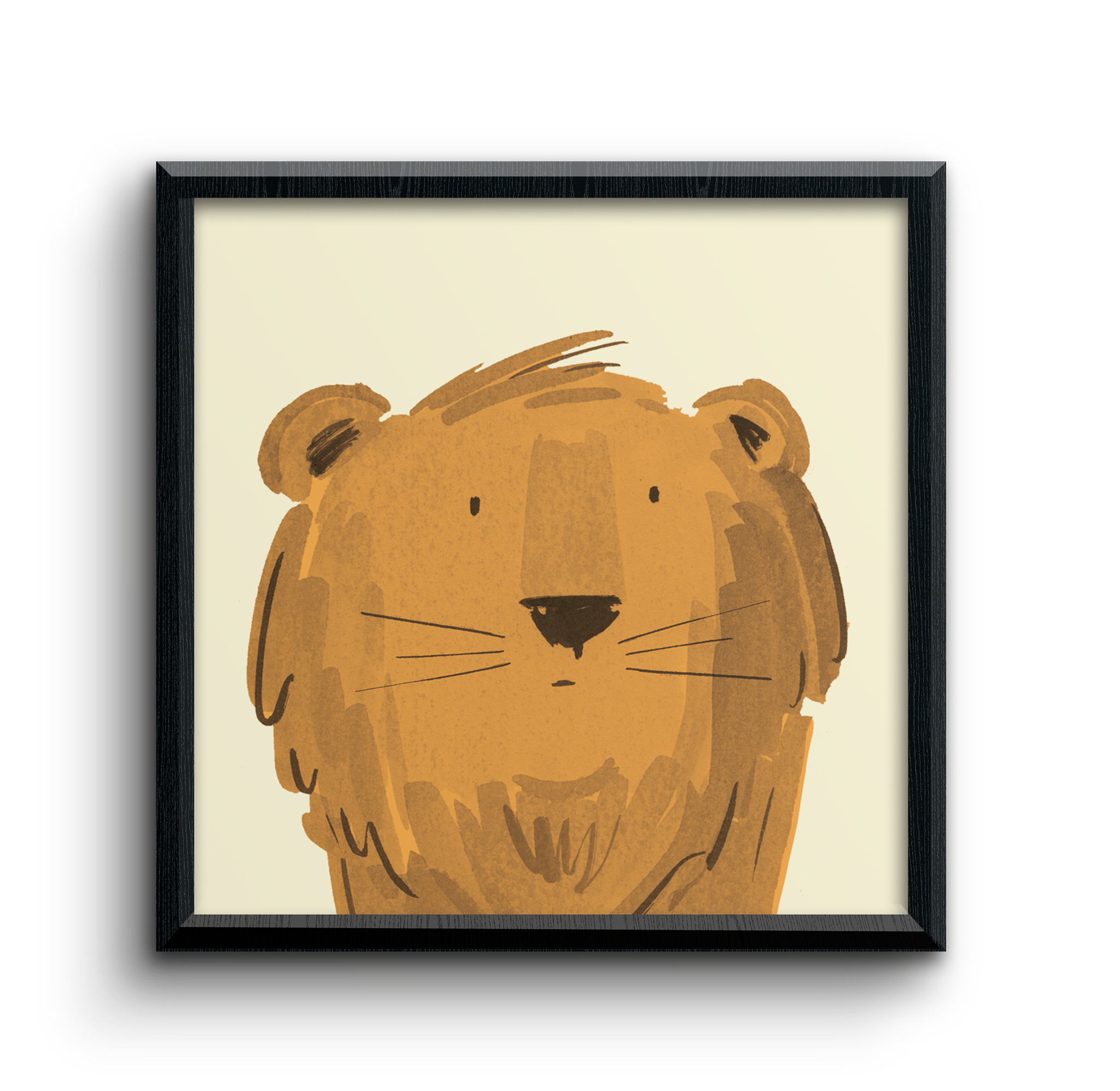 Lion character kids print
