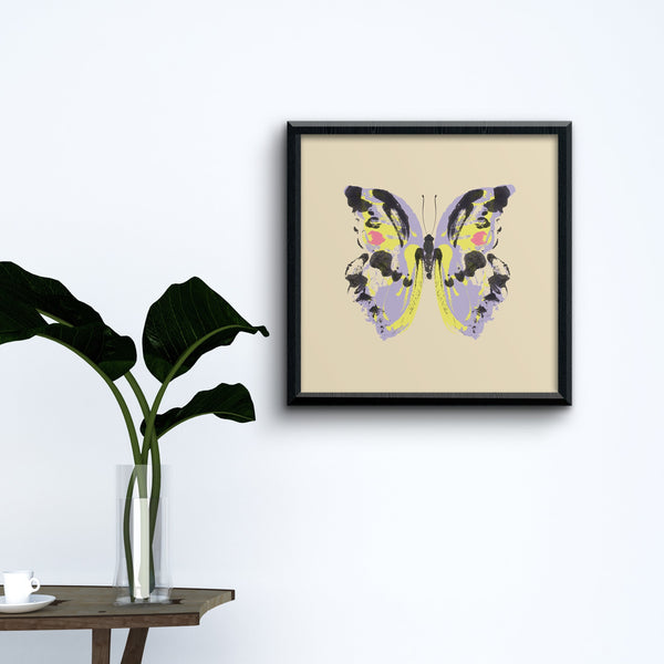 butterfly wall print