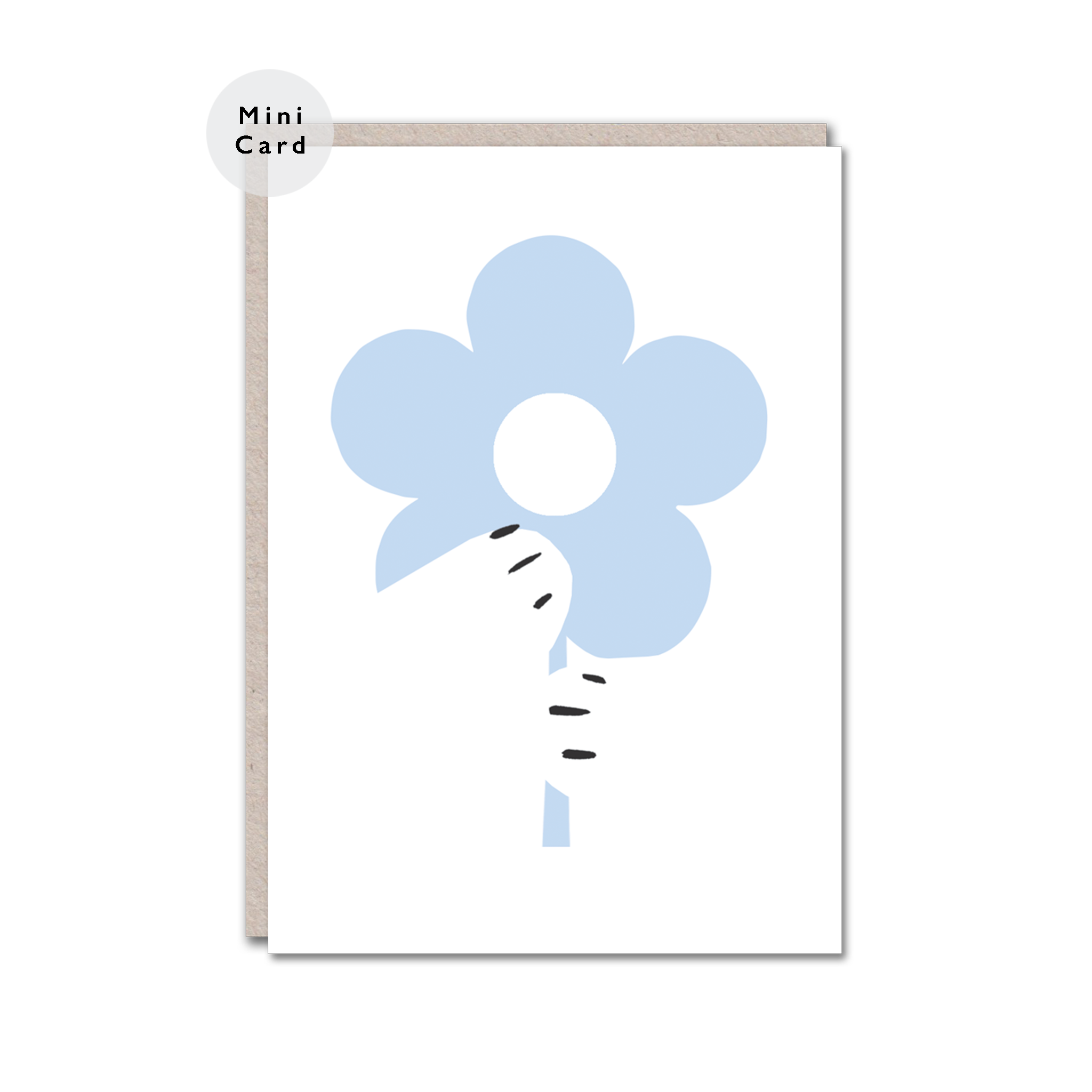 flower hug mini card