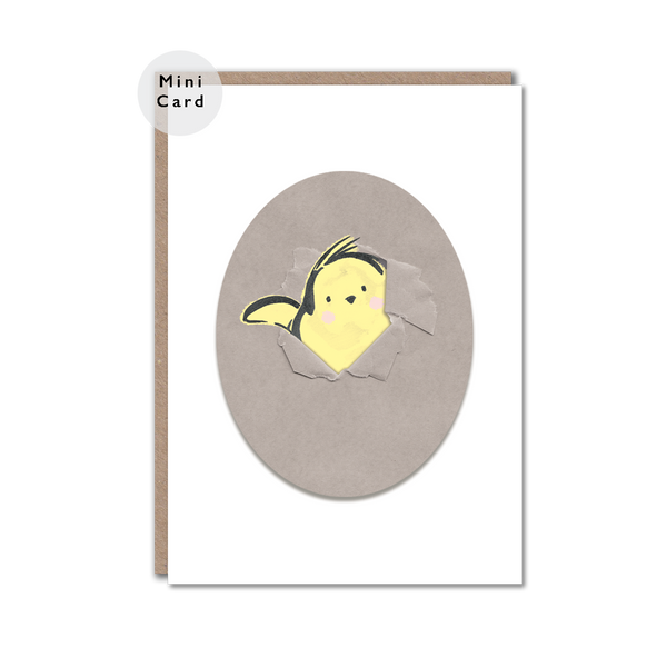 Chick and egg easter card