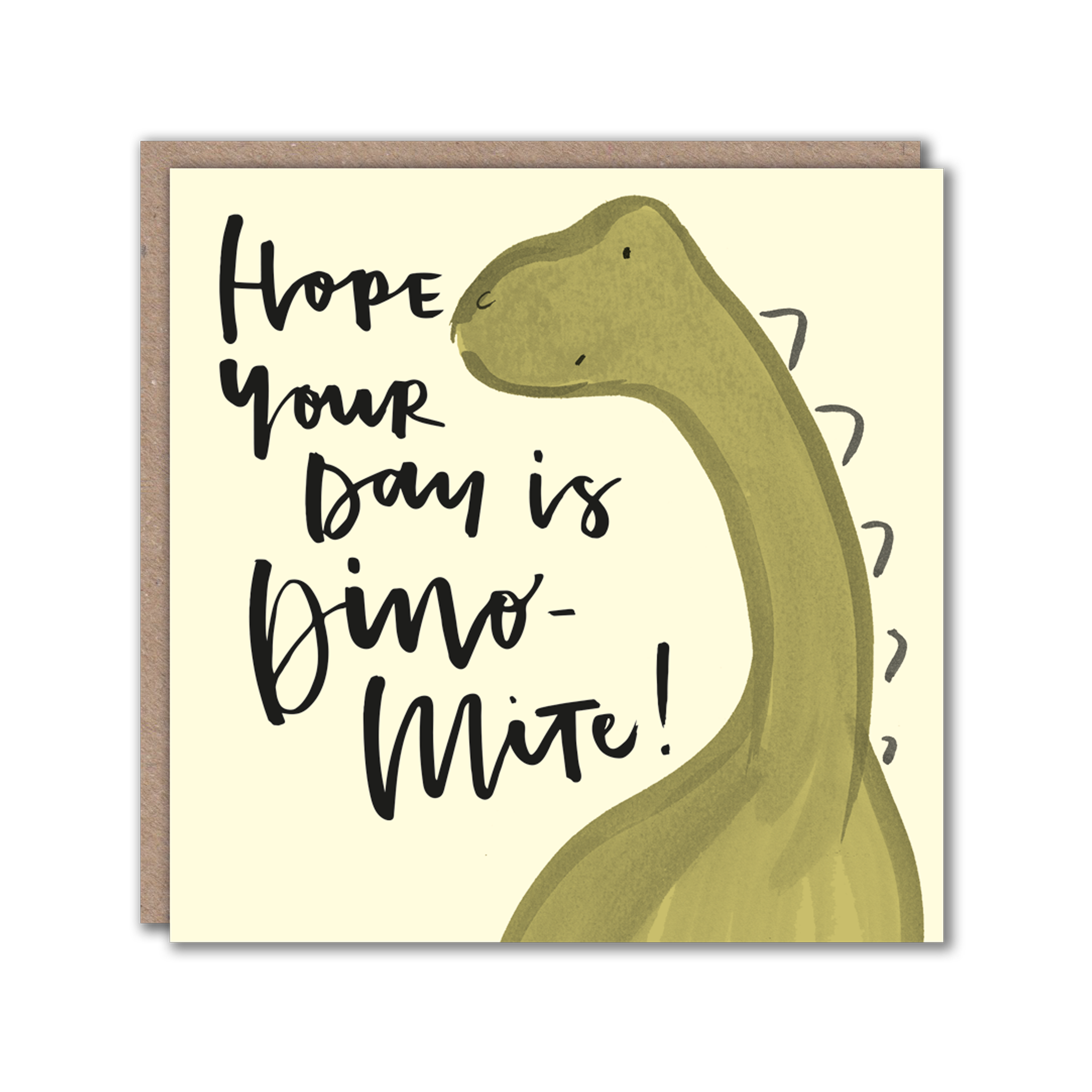Dinosaur greeting card