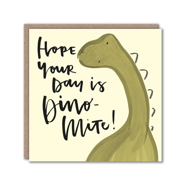 Dinosaur greeting card