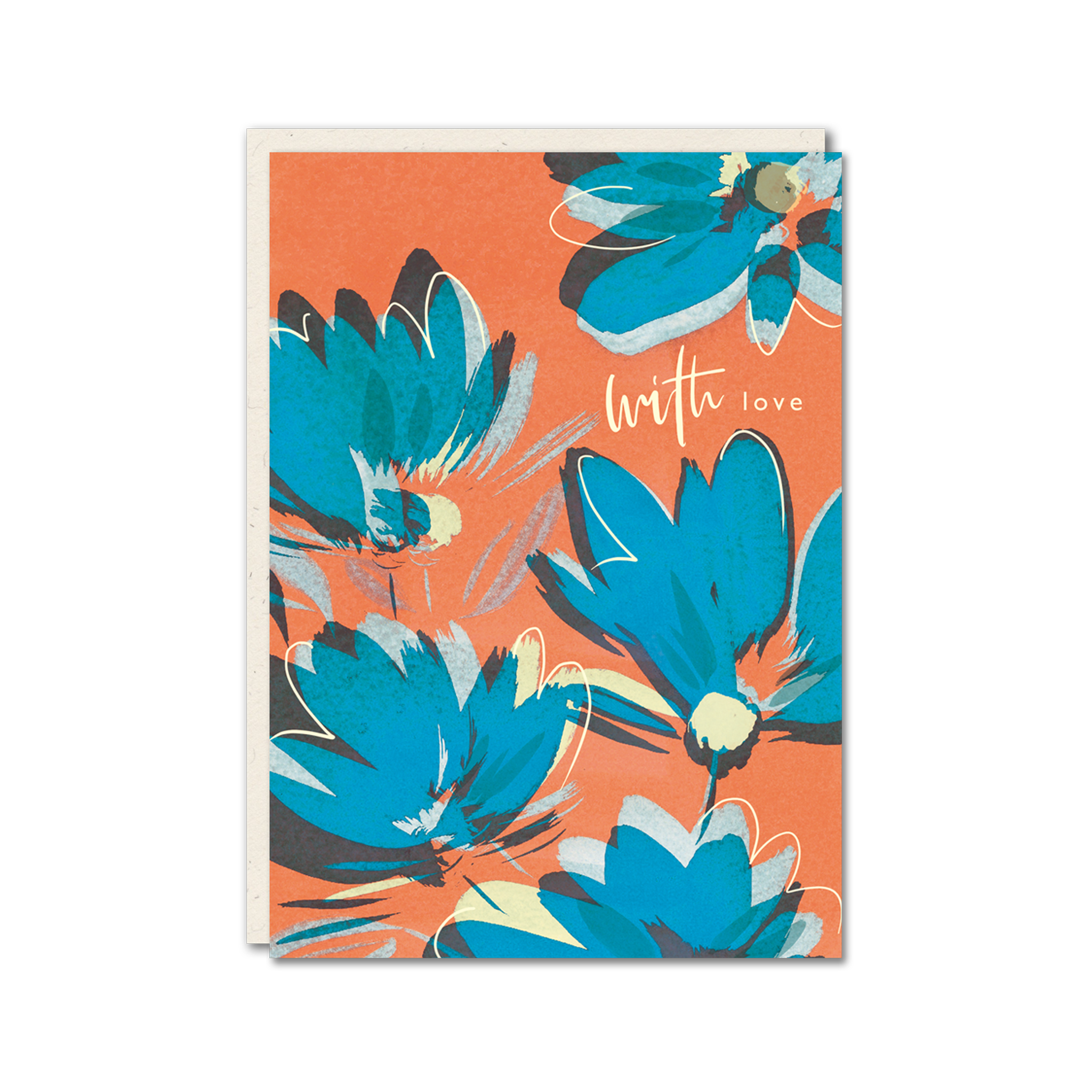 Bright floral with love card