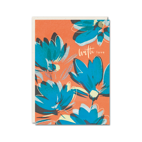 Bright floral with love card